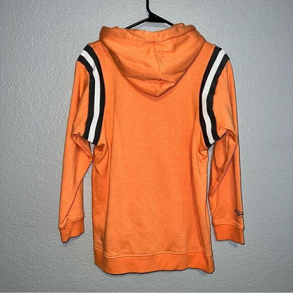 Boombah Youth Logo Drawstring Kanga Pocket Pullover Hoodie Sweatshirt Orange XL - Picture 3 of 8